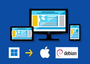 開発実績：ソフトウェア移植 《Windows to Mac ＆ Debian》