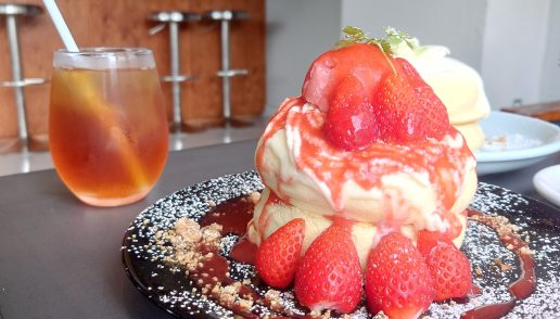 日常@パッション-イチゴのパンケーキ