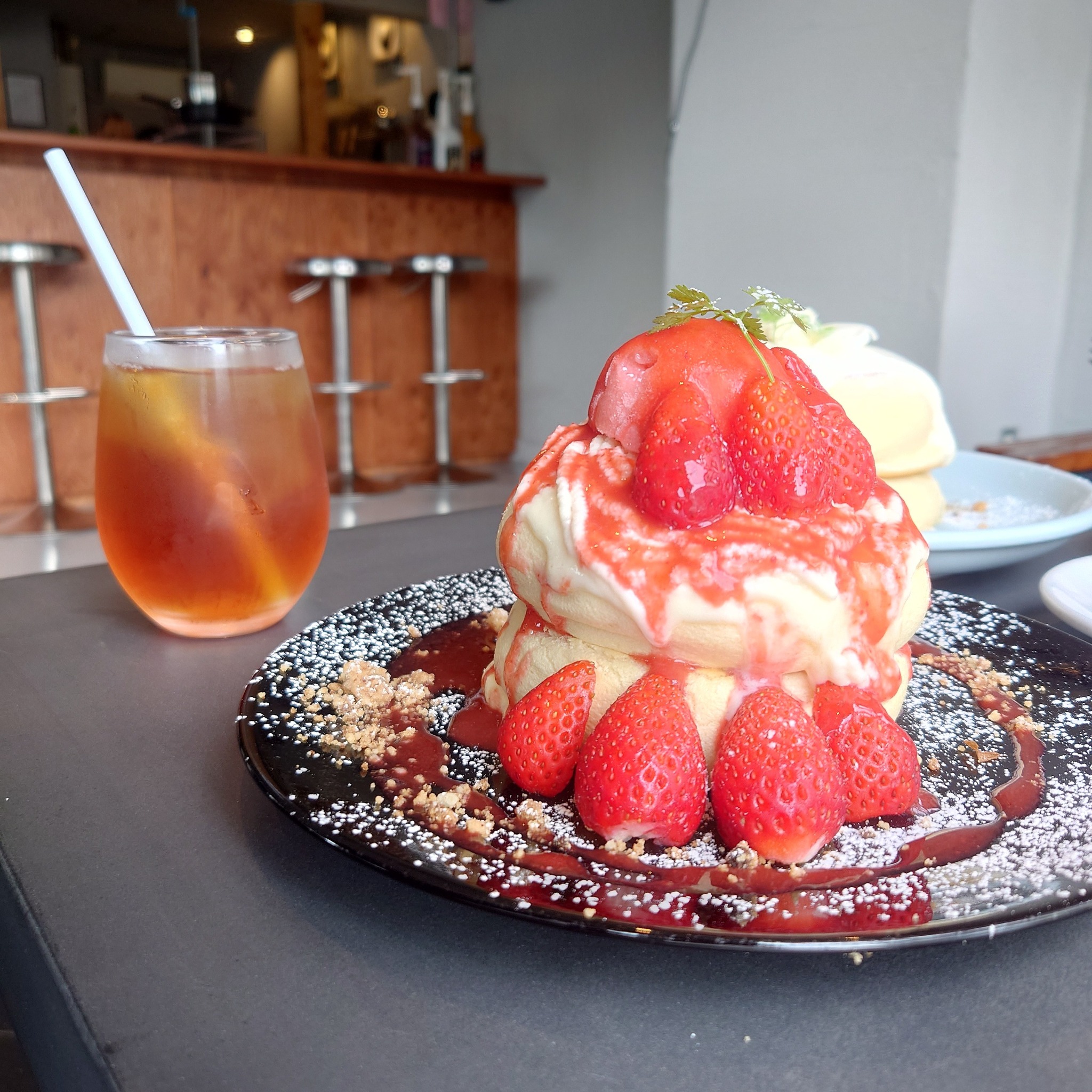 日常@パッション-イチゴのパンケーキ
