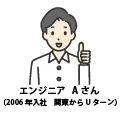 先輩社員インタビューAさん