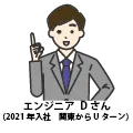 先輩社員インタビューDさん