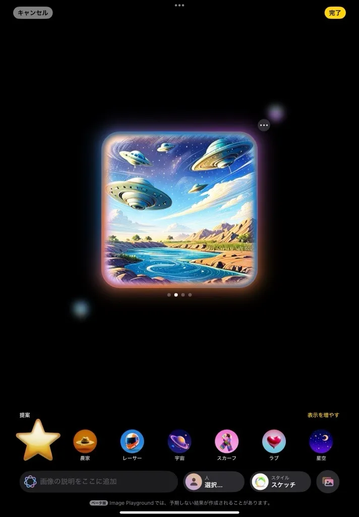 アプリ画面