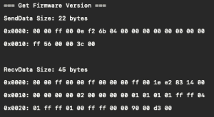 題材となる送受信パケット